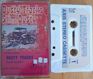 Slim Dusty - Dusty Tracks Paper Label 1973 Aussie 12 Song Cassette VG - Picture 1 of 1