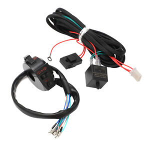 Universal all Motorcycle Indicator Wiring Loom Harness Kit 12V For LED Bulbs Set