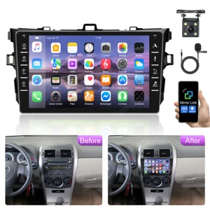 Android Car Stereo Radio For Toyota Corolla 2006-2013 GPS Navi WIFI FM RDS + Cam - Picture 1 of 11