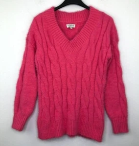 lucky brand Women's Cable Knit Sweater Pink S - Picture 1 of 4