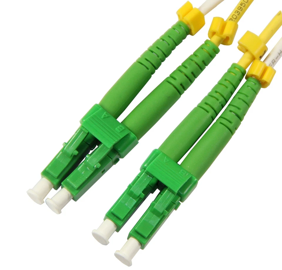2M LC-LC Duplex 9/125um/1.6mm Single mode patch cord, APC Polish - Image 1 of 1