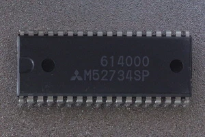 Amplificador de video de 3 canales Mitsubishi M52734SP con OSD en blanco - Imagen 1 de 1
