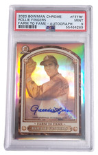 2020 Bowman Chrome ROLLIE FINGERS MLB Farm to Fame POP 1 Auto PSA 9 MINT #FTF-RF