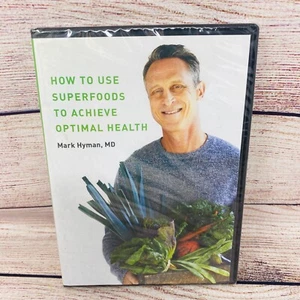 NEW: HOW TO USE SUPERFOODS TO ACHIEVE OPTIMAL HEALTH. Mark Hyman, MD. DVD. - Picture 1 of 2