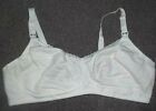 New Ex M&S Maternity Cotton Rich Non-Wired Spotted Nursing Bra Size 42B White