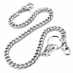 DoubleK dick Basic Biker Trucker Schlüsselanhänger Jeans Geldbörse Kette (23") SLV CS151 - Bild 1 von 5