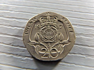 UK 1987 20 PENCE - Picture 1 of 2