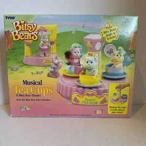 RARE VINTAGE BITSY BEARS – MUSICAL TEA CUPS, TYCO, 1991, New, MIB - Picture 1 of 6