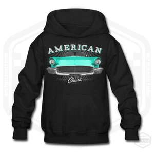 Children's 1957 Ford Thunderbird American Classic Car Hoodie - Picture 1 of 18
