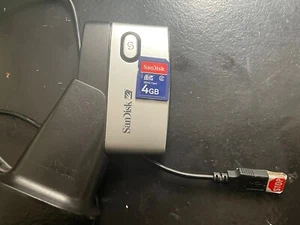 SANDISK IMAGEMATE USB 2.0 Multi Card READER & SanDisk 4GB Memory Card - Picture 1 of 2