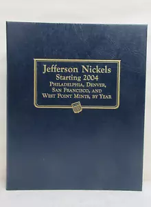 3 Page Whitman Classic Coin Album #1973 Jefferson Nickels Starting 2004 - Picture 1 of 9