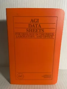 AGI DATA SHEETS: FOR GEOLOGY IN FIELD LABORATORY By Dutro, Dietrich & Foose - G8 - Picture 1 of 20