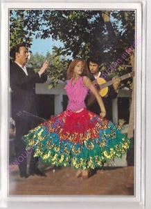 carte postale BRODEE EMBROIDERED BORDADA FOLKLORE FLAMENCO ca1998 n911 - Picture 1 of 2
