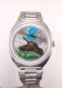 Pezzo Unico Orologio Vintage Vostok Opera WW2 Vittoria Uomo Bracciale Sovietico 2214 - Foto 1 di 19