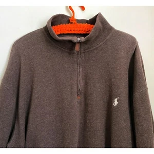 Polo by Ralph Lauren 3XLT Herren Doppelstrick Pullover/Dicker 100% Baumwolle Reißverschluss - Bild 1 von 9