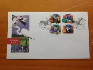 1997 AUSTRALIA WETLAND BIRDS FDC BY APO - Picture 1 of 2