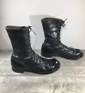 Vintage Vietnam Era Combat Boots 1967 USGI USMC ARMY Leather Cap Toe 10.5 BFG - Bild 1 von 12