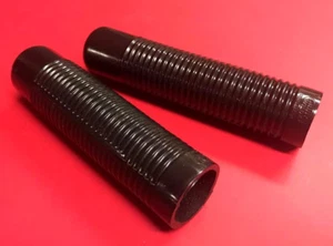 HUNT WILDE • NOS Original Vintage Minibike Hand Grips 7/8" & 1" Rupp Continental - Picture 1 of 2