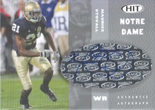 2006 SAGE HIT Football Autographs Silver #A25 Maurice Stovall AUTO
