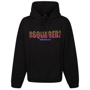 Dsquared2 Made With Love Logo Black Hoodie� - Bild 1 von 2