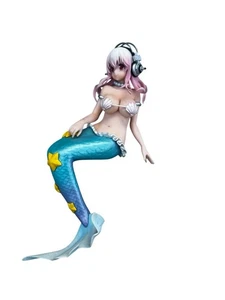 Figura Furyu 8.6" Super Sonico Mermaid SSS Sin Caja Falta Soporte  - Imagen 1 de 7