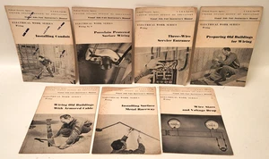 7 Vintage 40er Jahre US Office of Education Home Building Electrical Work Verdrahtungsbücher - Bild 1 von 19