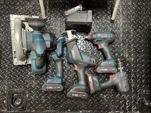 Bosch 18V 5-Tool Combo Kit With Extra Batteries - Picture 1 of 9