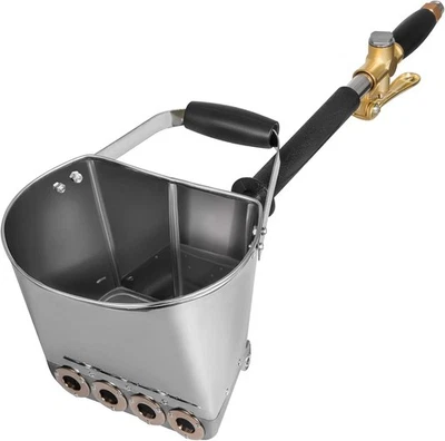 4 Jet 3HP Stucco Plaster Sprayer Cement Mortar Hopper Gun Paint Wall Ceiling - Image 1 of 4