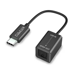 USB C zu TOSLINK Adapter 192 KHz 24 Bit 5 1 Surround Sound - Bild 1 von 8