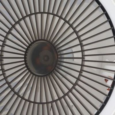 Small Wall Mount Fan With Remote Control Mini Oscillating Fan With Night Light 3 - Image 1 of 4