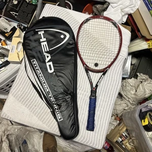 Prince Shark DB Tennisschläger Racket 4 1/4'' Grip 100 Sq W HEAD Titan Tasche  - Bild 1 von 2