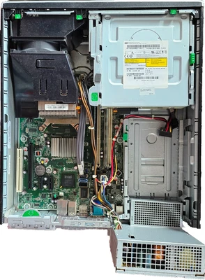 HP 8000 Elite SFF Intel Core 2 Duo E8500 3.16-3.17 GHz, 4GB RAM, No HDD. - Image 1 of 4