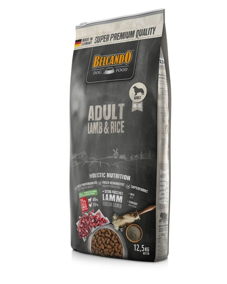 BELCANDO Adult Lamb & Rice Hundefutter - 12,5 kg