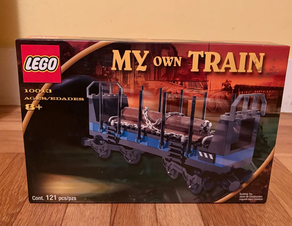 LEGO Trains: Open Freight Wagon (10013); NUEVO en caja; sellado; borde rayado (foto) Foto 1 de 4