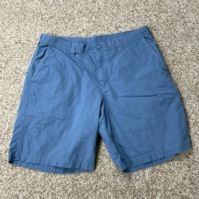 Columbia Men's Lightweight Cotton Chino Shorts Size 36 Blue 10” Inseam - Image 1 of 4