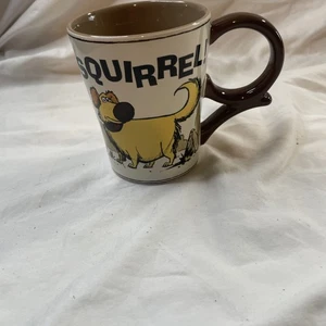 Disney Park Pixar Test Up Dug Dog Squirrel Kevin Ceramic Coffee Mug Cup 4.25" T - Picture 1 of 5