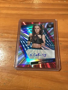 2022 Panini Revolution WWE Kacy Catanzaro #/99 Blue Autograph Card - Picture 1 of 2