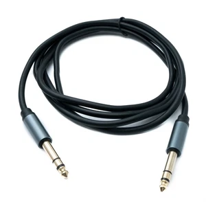 Cavo Audio Klinke SYSTEM-S 180 Cm AUX 6,35 Mm 3 Poli TRS Spina A Spina - Afbeelding 1 van 4