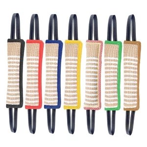 Dog Training Teething Chew Toy with 2 Handles Training Tug Toy Teething - Photo 1 sur 14