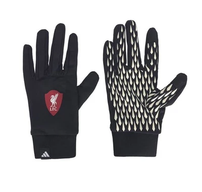 Guantes de jugador de campo Adidas Liverpool FC (JZ4448) fútbol correr antideslizantes cálidos Foto 1 de 4