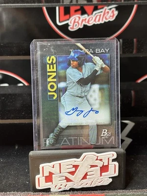 2020 Bowman Platinum Autograph Greg Jones #TOP-53 Rookie RC Auto - Image 1 of 2