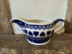 Gravy boat Handmade Polish pottery Boleslawiec - Picture 1 of 3