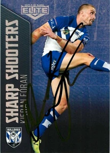 Signed 2018 CANTERBURY BULLDOGS NRL Card KIERAN FORAN Sharp Shooters - Picture 1 of 2