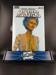 Monsters #1 Tercera Impresión Cubierta C Keenspot Shop Exclusiva Novia Cubierta (Ltd 290) - Casi Nuevo - Imagen 1 de 3