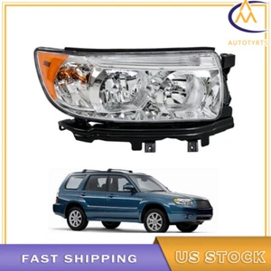 Faro halógeno lateral derecho carcasa cromada para Subaru Forester Wagon 2006-2008 - Imagen 1 de 9