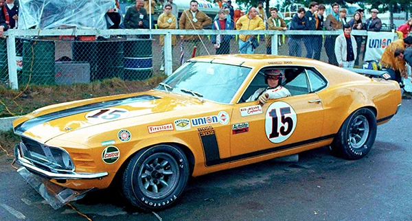 UNKNOWN 1970 Ford 302 Boss Mustang - Parnelli Jones - Trans-Am Race - Photo Poster