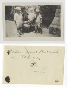 Walter Johnson estate Original TYPE 1 photo snapshot /w his notation Family LOA - Picture 1 of 3