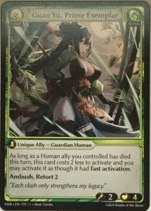 Guan Yu, Prime Exemplar Regular - Grand Archive, Mortal Ambition - Picture 1 of 1