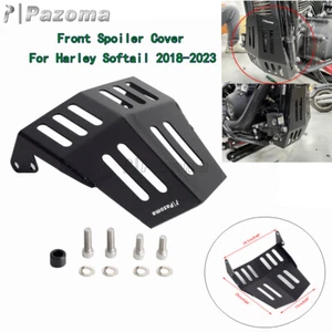 Black Chin Fairing Front Spoiler Fits Harley Street Bob 114 FXBBS 2021-2023 - Picture 1 of 8