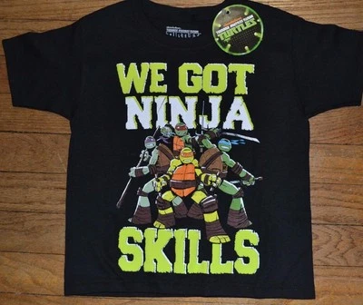 TMNT 忍者神龟男孩短袖上衣我们有忍者技能  — 第 1/2 张图片